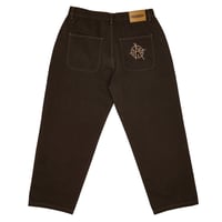 BAGLADY OG DENIM JEANS BROWN