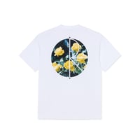 POLAR SKATE.CO FILL LOGO TEE | MÄRTAS ROSES - WHITE