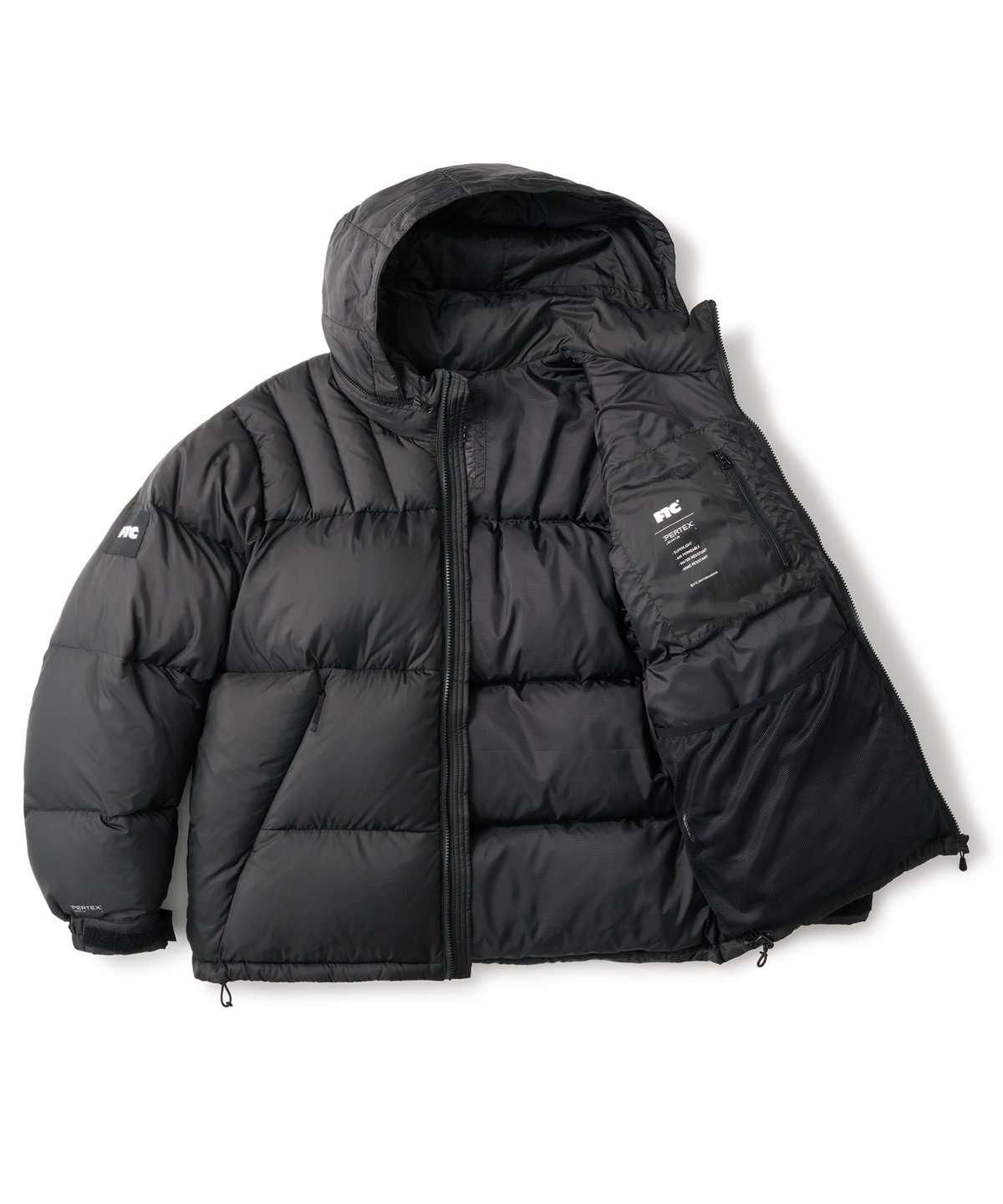 FTC PERTEX® DOWN JACKET BLACK | CANOLA SKATESHOP