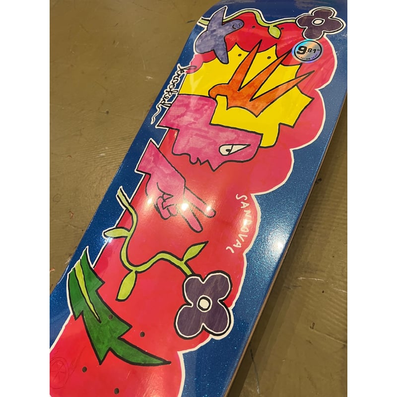 送料込KROOKED SANDOVAL PEACE SIGN9.81本物正規品 KROOKED SANDOVAL PEACE SIGN 9.81 | CANOLA SKATE