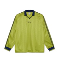 POLAR SKATE.CO DAVIE LS SHIRT  PERIDOT/DARK BLUE