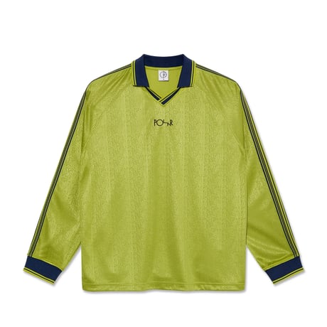 POLAR SKATE.CO DAVIE LS SHIRT  PERIDOT/DARK BLUE