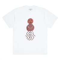 QUARTER SNACKS BIG SNACKMAN TEE  WHITE