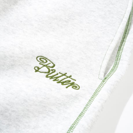 BUTTER GOODS BAGGY FLEECE PANTS ASH
