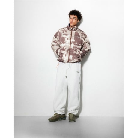 BUTTER GOODS BAGGY FLEECE PANTS ASH