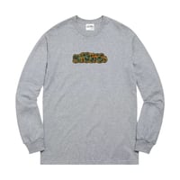 SNEEZE LOGO LONGSLEEVE TEE HEATHER GREY