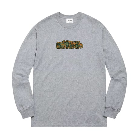 SNEEZE LOGO LONGSLEEVE TEE HEATHER GREY