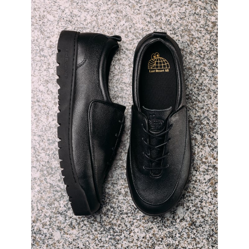 LAST RESORT AB GM001 LEATHER BLACK | CANOLA SKA