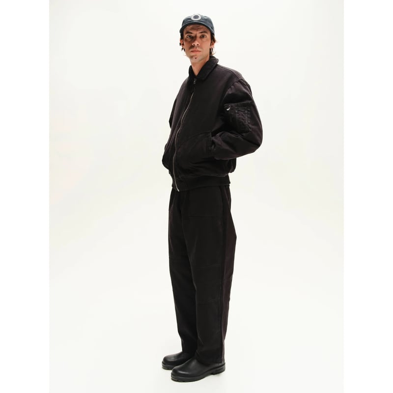POP TRADING COMPANY フライトジャケット Pop Flight Jacket Black