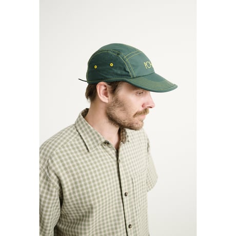 POLAR SKATE.CO VILDE CAP  GREEN/YELLOW