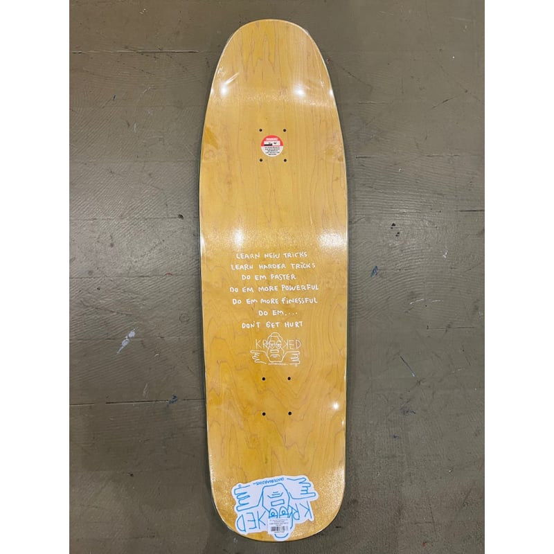 送料込KROOKED SANDOVAL PEACE SIGN9.81本物正規品 KROOKED SANDOVAL PEACE SIGN 9.81 | CANOLA SKATE