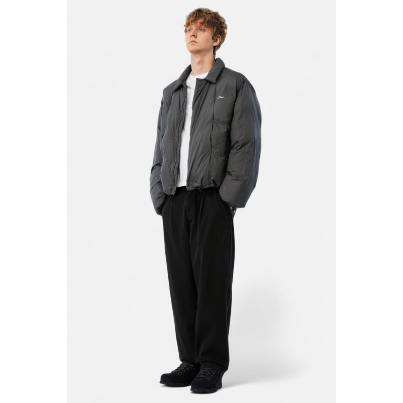 DIME PLEATED PUFFER CHARCOAL | CANOLA SKATESHOP