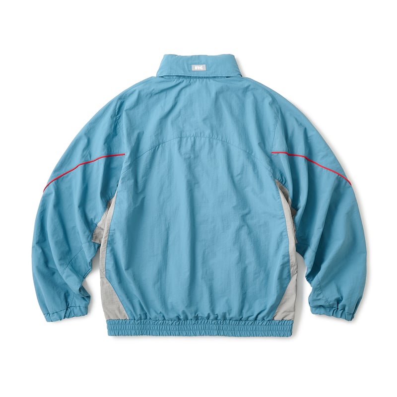 SUPPLEX® NYLON TRACK JACKET DUSTY BLUE | CANOLA