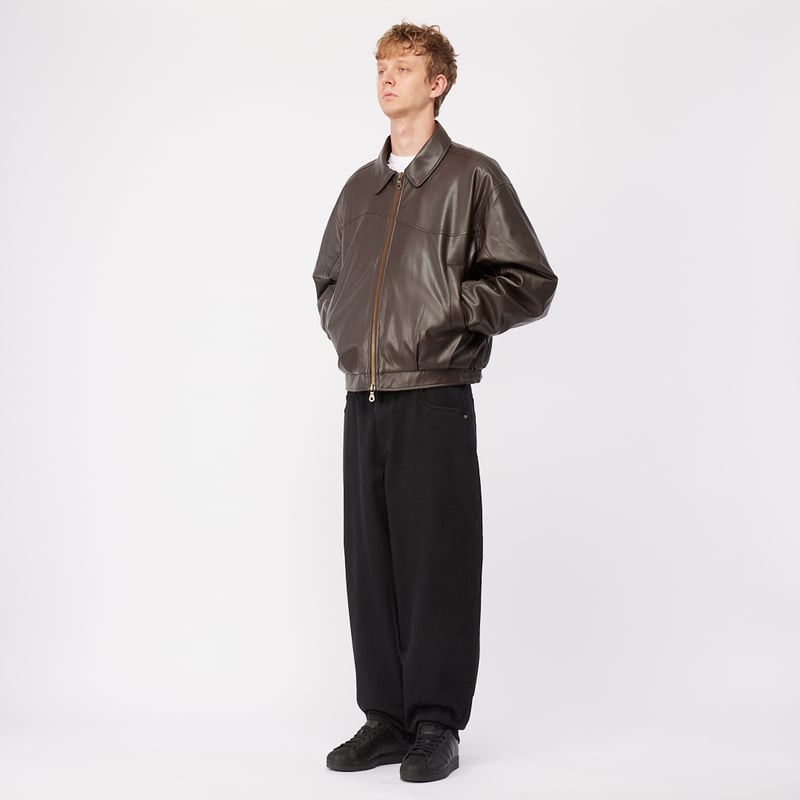 DIME DEBOSSED WAVY JACKET BROWN | CANOLA SKATESHOP