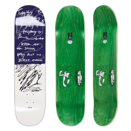 POLAR SKATE CO. TEAM / ALV  SLEEP FOREVER DECK 8.25 SHORT