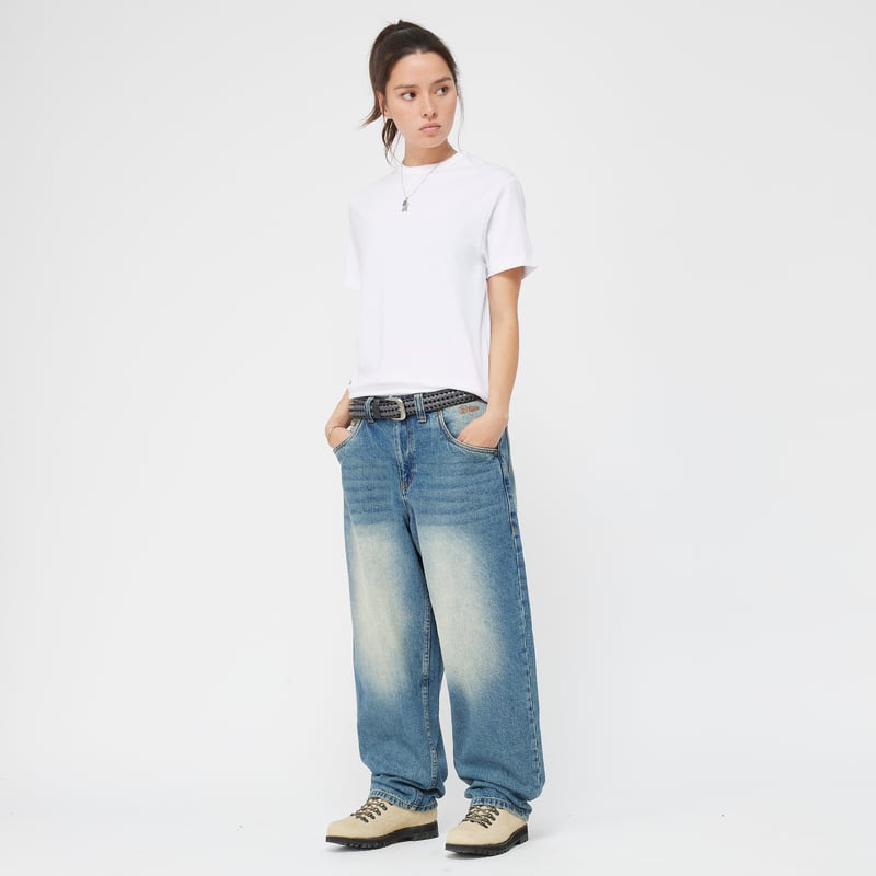DIME CLASSIC BAGGY DENIM PANTS SANDBLASTED INDI