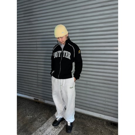 BUTTER GOODS BAGGY FLEECE PANTS ASH