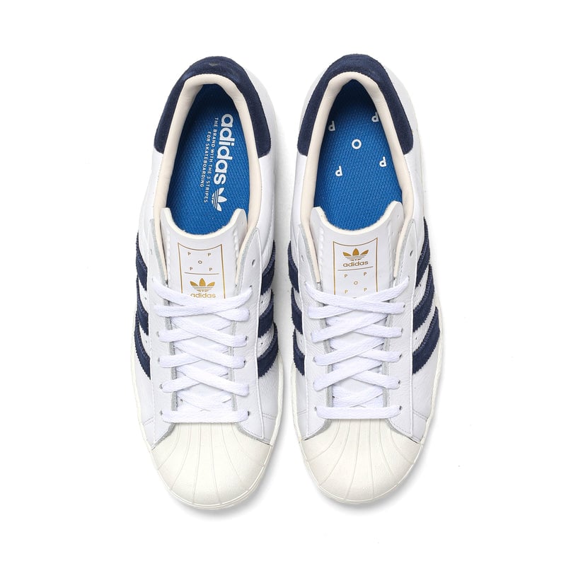 ADIDAS × POP TRADING COMPANY SUPERSTAR ADV WHIT...