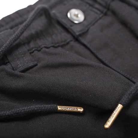 THEORIES STAMP LOUNGE PANT BLACK