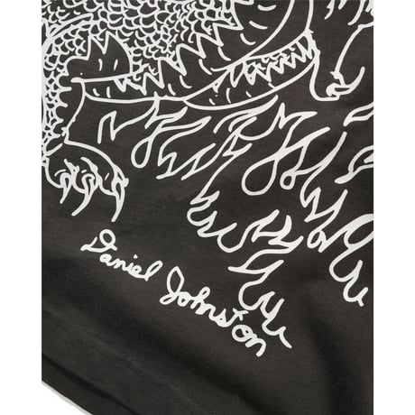 BUTTER GOODS DRAGON TEE WASHED BLACK
