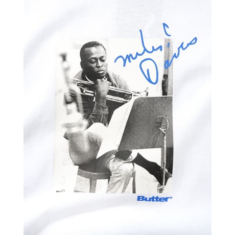 BUTTER GOODS KIND OF BLUE TEE WHITE