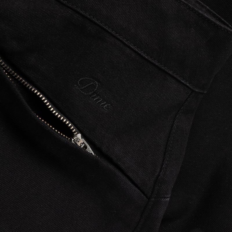 DIME TECH DENIM SHORTS BLACK | CANOLA SKATESHOP