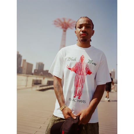 BUTTER GOODS BLACK MOSES TEE WHITE