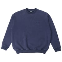 PASS~PORT SOLID WORKERS SWEATER WASHED NAVY