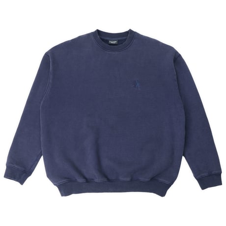 PASS~PORT SOLID WORKERS SWEATER WASHED NAVY