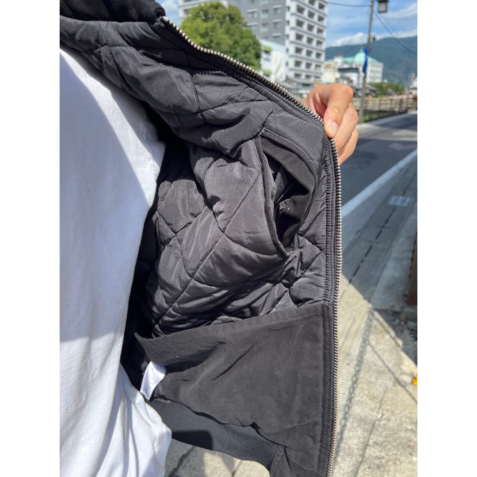 POP TRADING COMPANY FLIGHT JACKET BLACK | CANOL