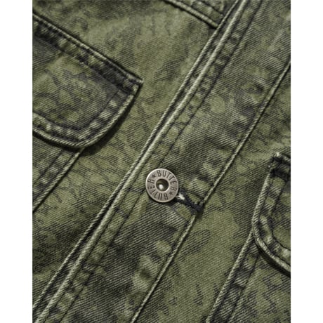 BUTTER GOODS GARAGE DENIM JACKET LOWLAND CAMO