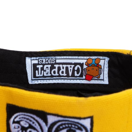 CARPET COMPANY C.C SUCKS HAT YELLOW