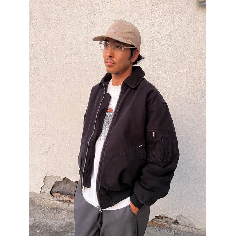 POP TRADING COMPANY フライトジャケット POP TRADING COMPANY / FLIGHT JACKET (BLACK) | T