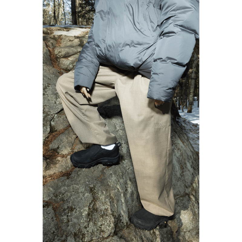 DIME PLEATED PUFFER CHARCOAL | CANOLA SKATESHOP