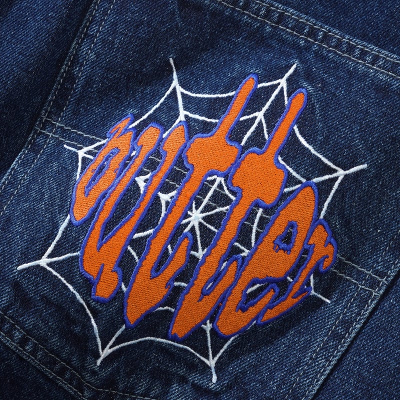 BUTTER GOODS SPIDER DENIM JEANS DARK INDIGO | C