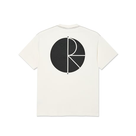 POLAR SKATE CO. CONTRAST TEE | FILL LOGO - IVORY/BLACK