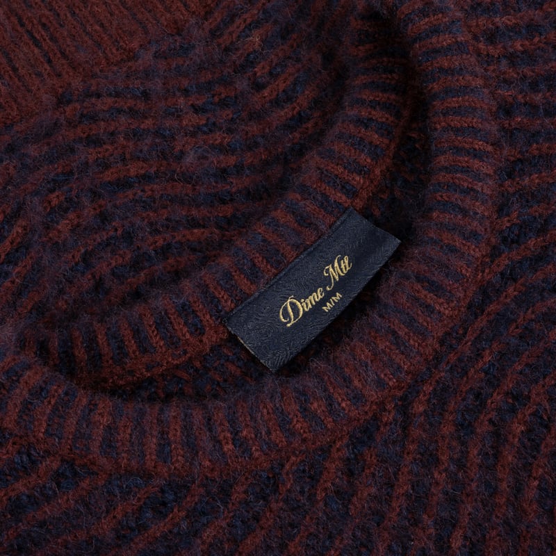 DIME MOHAIR WAVE KNIT BURGUNDY | CANOLA SKATESHOP