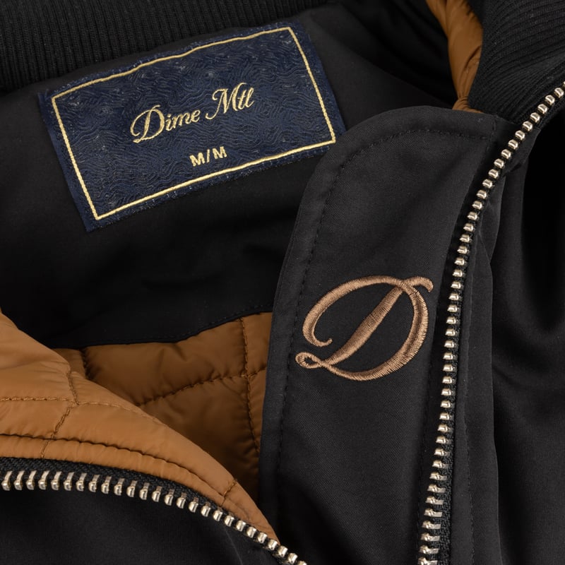 DIME INSULATED BOMBER BLACK | CANOLA SKATESHOP