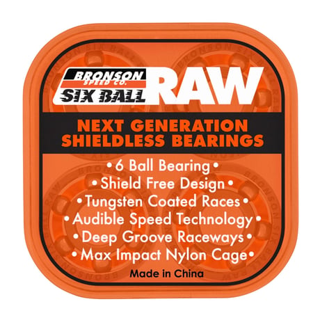 BRONSON SPEED CO. 6-BALL RAW BEARINGS