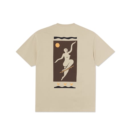 POLAR SKATE.CO NO COMPLIES FOREVER TEE SAND