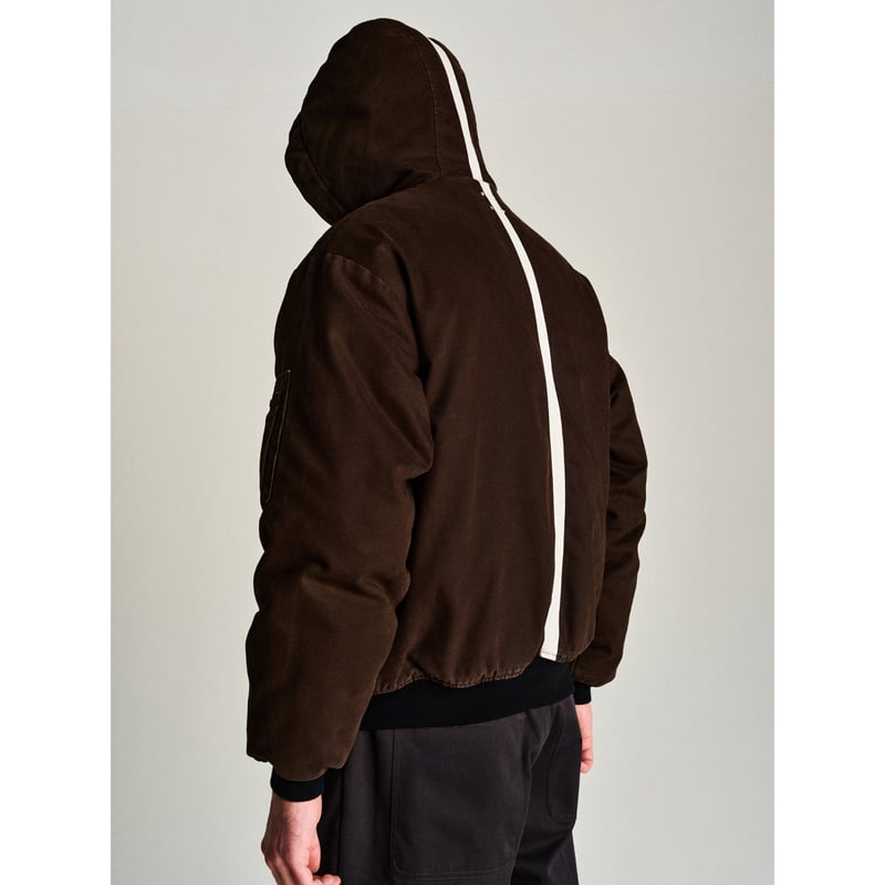 POP TRADING COMPANY HOODED FLIGHT JACKET DELICI