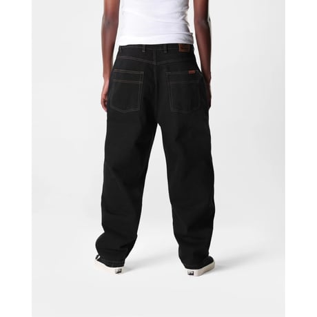 BUTTER GOODS BAGGY DENIM JEANS WASHED BLACK