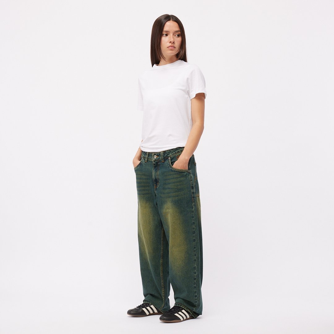 DIME CLASSIC BAGGY DENIM PANTS SANDBLASTED PINE
