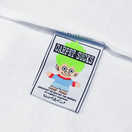 CARPET COMPANY MISPRINT RHINESTONE TEE WHITE