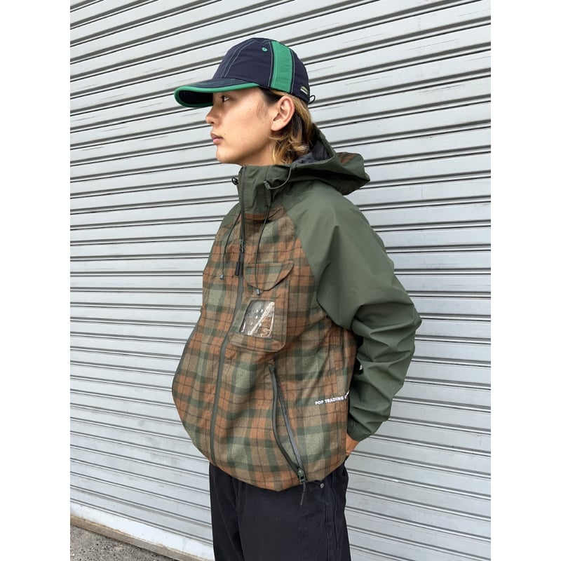 POP TRADING COMPANY CHECKED ORACLE JACKET DUFF