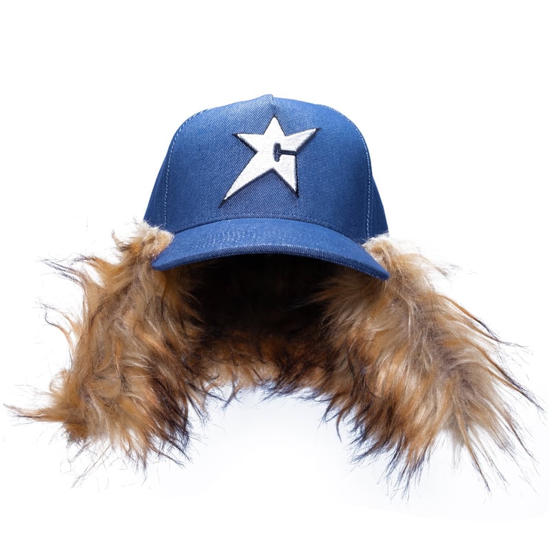 CARPET COMPANY C-STAR FUR HAT DARK DENIM | CANO