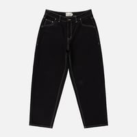 DIME BAGGY DENIM PANTS BLACK