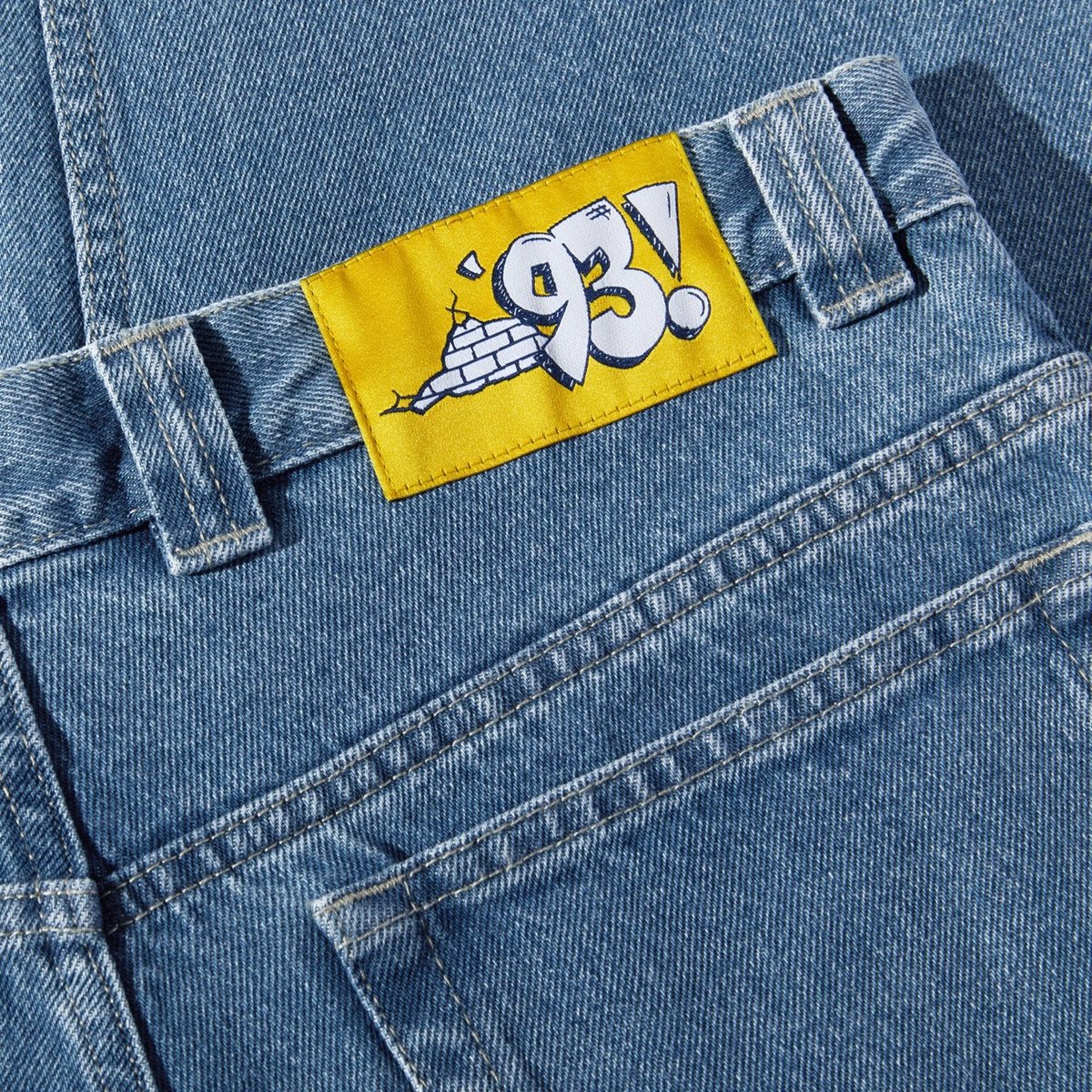 POLAR SKATE.CO 93！ PANTS MID BLUE | CANOLA SKAT