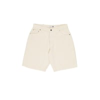 POP TRADING COMPANY LONGER DRS SHORTS OFF WHITE