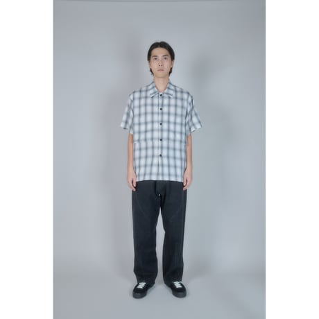 DIASPORA SKATEBOARDS MILL HOMBRE SHIRT BLUE